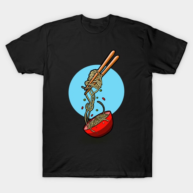 Noodle bowl T-Shirt by OktInk